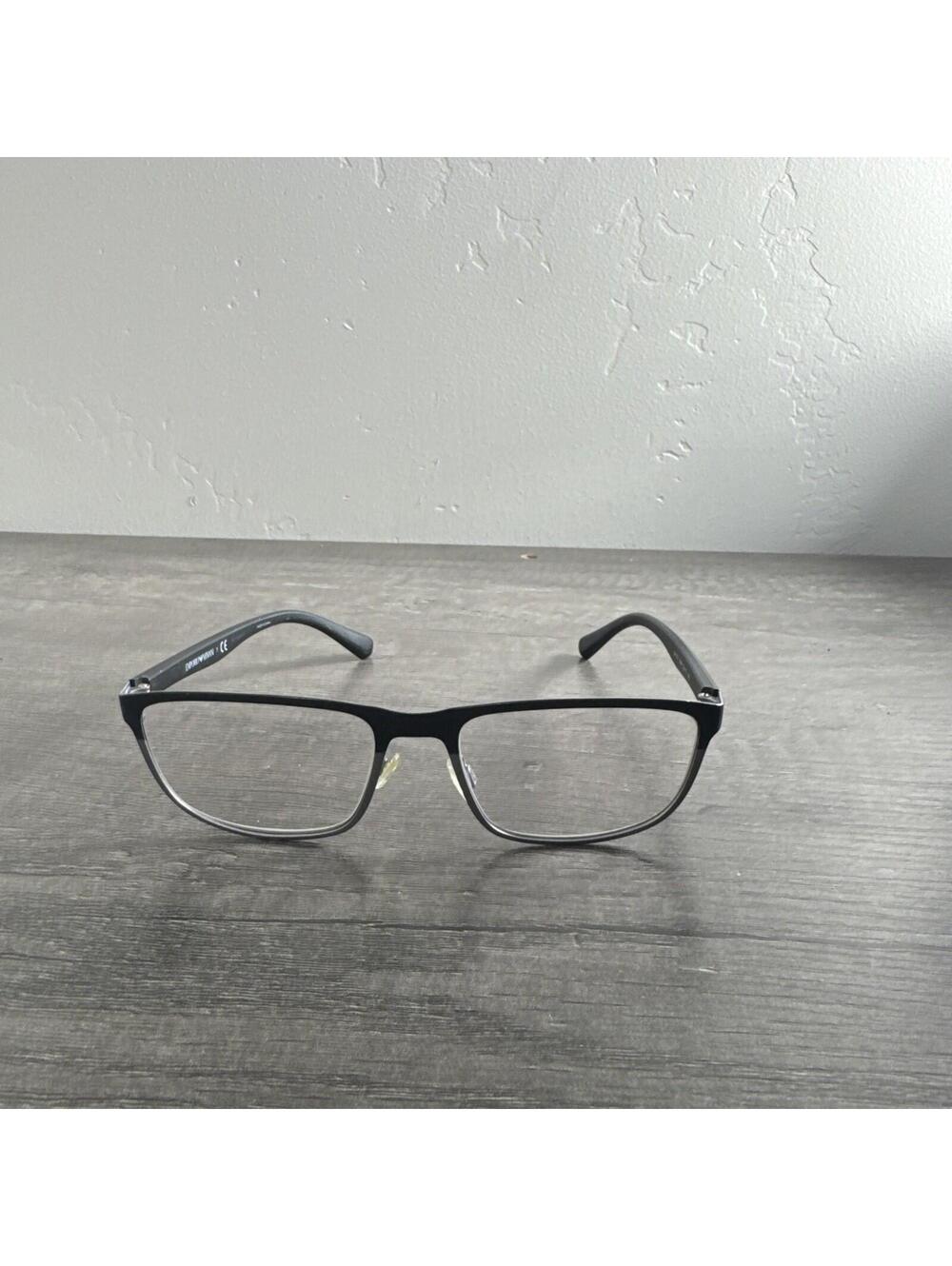 EMPORIO ARMANI Eyeglasses EA 1071 3194 Matt Black Square FRAMES ONLY 53-17-140